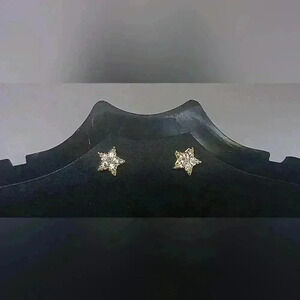 Ziron 925 Studded Star Earrings